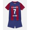 Kinderheim Trikot FC Barcelona 2023-24 Fußballtrikots Trikotsatz Ousmane Dembele 7