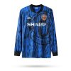 Vintage Manchester United 1992/93 Auswärtstrikot Langarm Fußballtrikots Herren Sale