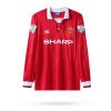 Vintage Manchester United Champion 1992/93 Heimtrikot Langarm Fußballtrikots