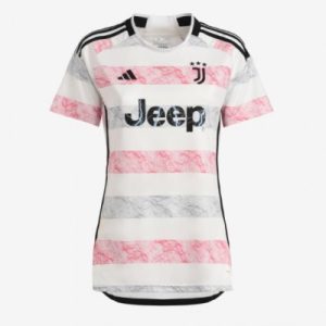 Frauen Fußballtrikot Juventus Auswärtstrikot 2023-24 Kurzarm