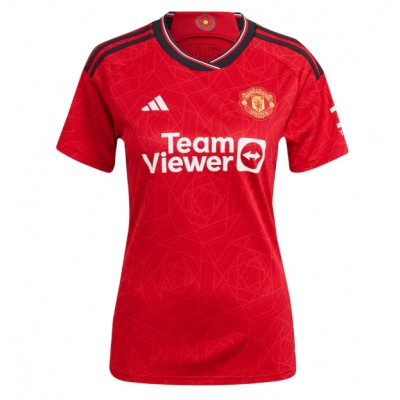 Frauen Fussballtrikots Günstig Manchester United Heimtrikot 2023-24