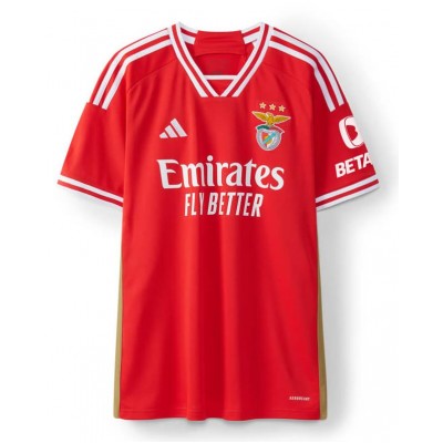 Günstig Fussballtrikots Herren Benfica Heimtrikot 2023-24 Kurzarm