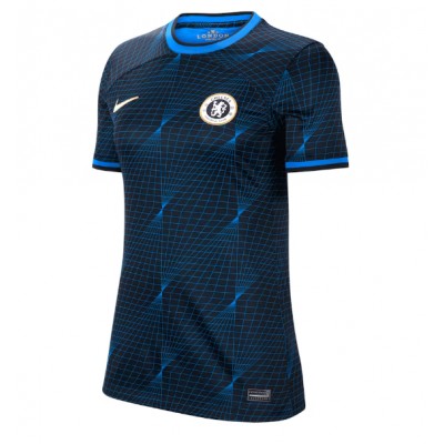 Frauen Fußballtrikot Chelsea Auswärtstrikot 2023-2024 Kurzarm