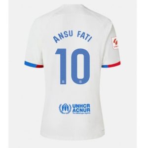 Fußballtrikot für Herren FC Barcelona Auswärtstrikot 2023-24 Kurzarm Ansu Fati 10