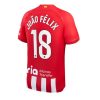 Günstig Fussballtrikots Atletico Madrid Heimtrikot 2023-24 Kurzarm Joao Felix 18