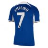 Herren Chelsea Heimtrikot 2023-24 Kurzarm Hellblaue Raheem Sterling 7