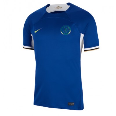 Herren Chelsea Heimtrikot 2023-24 Kurzarm Hellblaue