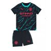 Kinder Manchester City 3rd trikot 2023-2024 Fußballtrikots Set Personalisierbar