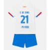 Kindertrikot FC Barcelona Auswärtstrikot 2023-24 Fußballtrikot Trikotsatz Frenkie de Jong 21