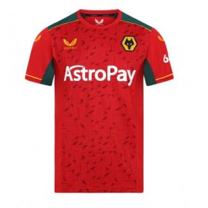 Billige Fussballtrikots Wolves Auswärtstrikot 2023-24 Kurzarm in rot T-Shirt