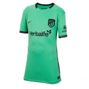 Frauen Fußball Trikot Atletico Madrid 3rd trikot 2023-24 Kurzarm mit eigenem namen