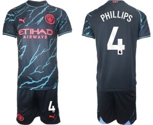 Fußballtrikot Herren Sale Manchester City Drittes Trikot 2023/24 Kalvin Phillips 4