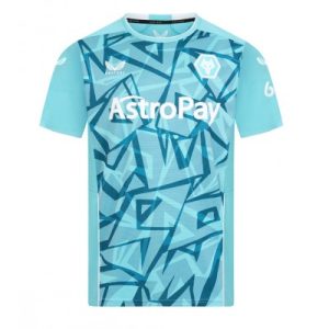 Herren Fußballtrikots Wolves 3rd trikot 2023-24 Kurzarm in hellblaue