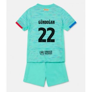 Kinder Trikot FC Barcelona 23-24 Drittes Trikot Trikotsatz Ilkay Gundogan 22