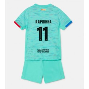 Kinder Trikot FC Barcelona 23-24 Drittes Trikot Trikotsatz Raphinha Belloli 11