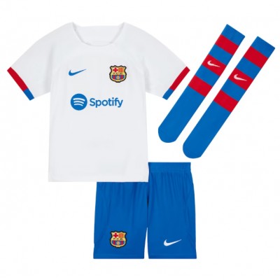 Kindertrikot FC Barcelona Auswärtstrikot 2023-24 Fußballtrikot Trikotsatz