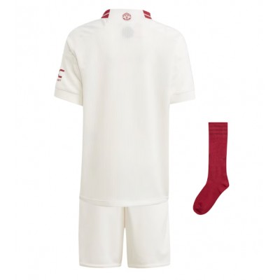 Kindertrikot Fußballtrikots Set Manchester United 3rd trikot 2023-24 Outlet-1