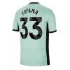 Günstige Fußballtrikot Chelsea 3rd trikot 2023-24 Kurzarm Wesley Fofana 33