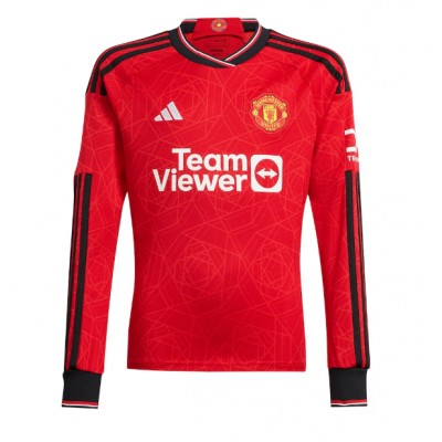 Günstige Fußballtrikots Manchester United Heimtrikot 2023-24 Langarm