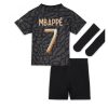 Günstige Kinder Fußball Trikotsatz Paris Saint-Germain PSG 3rd trikot 2023-24 Kylian Mbappe 7