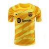 Herren FC Barcelona Torwart 3rd trikot 2023-24 gelb Kurzarm Trainingsanzug