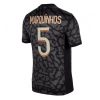 Herren Paris Saint-Germain PSG 3rd trikot 2023-24 Kurzarm Marquinhos 5