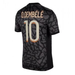 Herren Paris Saint-Germain PSG 3rd trikot 2023-24 Kurzarm Ousmane Dembele 10