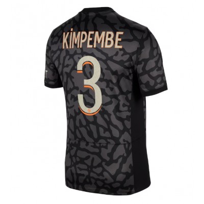 Herren Paris Saint-Germain PSG 3rd trikot 2023-24 Kurzarm Presnel Kimpembe 3