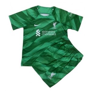 Kinder Fußballtrikot Set Liverpool Torwart 3rd trikot 2023-24 Bestellen Personalisierbar