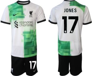 Fußballtrikot Herren Set Liverpool FC Auswärtstrikot 2023-24 Curtis Jones 17