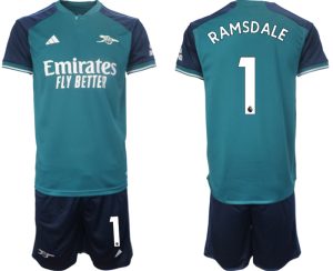 Günstige Fußballtrikots Arsenal 23-24 Drittes Trikot Dunkelgrün Aaron Ramsdale 1