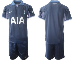 Günstige Fußballtrikots Herren Trikotsatz Tottenham Hotspur Auswärtstrikot 2023-24 Personalisierbar