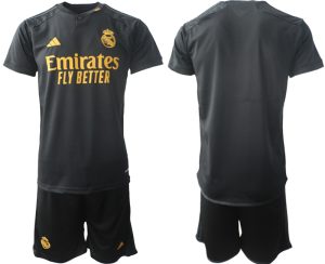 Herren Fußballtrikots Set Real Madrid 2023-24 Drittes Trikot Personalisierbar