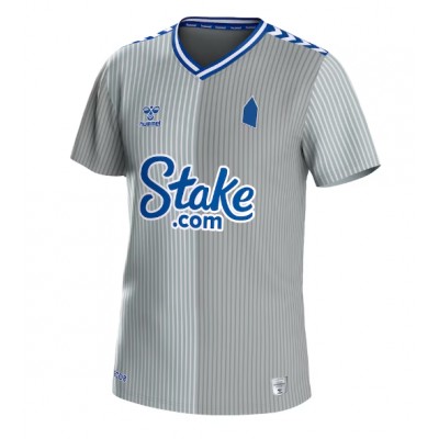 Everton 3rd trikot 2023-24 grau Kurzarm