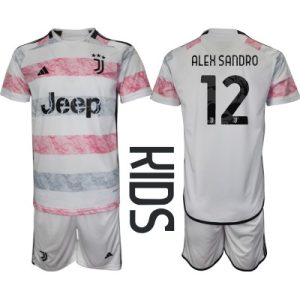 Fußballtrikot Kaufen kinder Juventus Auswärts Trikotsatz 2023-2024 Alex Sandro 12