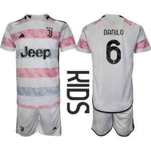 Fußballtrikot kinder günstig Juventus Auswärts Trikotsatz 2023-2024 Danilo Luiz 6