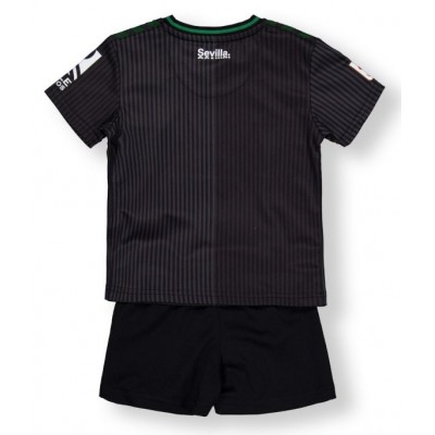 Fußballtrikot kinder personalisiert Real Betis 3rd trikot 2023-2024 in schwarz-1