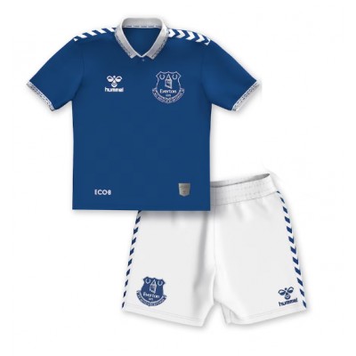 Fussballtrikots kinder sale Everton Heimtrikot 23/24 Blau Kurzarm + Weiß Kurze Hosen