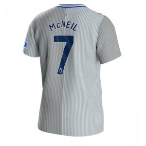 Herren Everton 3rd trikot 2023-24 grau Kurzarm kaufen Dwight McNeil 7