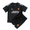 Kinder Trikotsatz Manchester United Torwart 3rd trikot 2023-24 schwarz