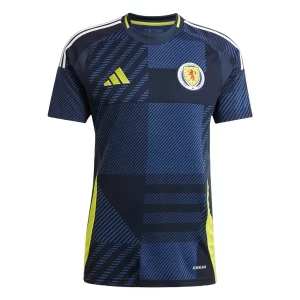 Billige Schottland Euro 2024 Heimtrikot EM 24-25 Kurzarm