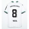 Borussia Monchengladbach Heimtrikot 2023-24 weiß Kurzarm Julian Weigl 8