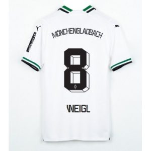 Borussia Monchengladbach Heimtrikot 2023-24 weiß Kurzarm Julian Weigl 8