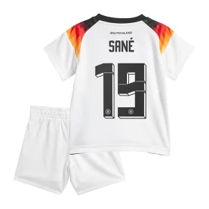 Deutschland Trikot Kinder DFB EM 2024 Heimtrikot Euro 24 weiß für Jungs Leroy Sane 19