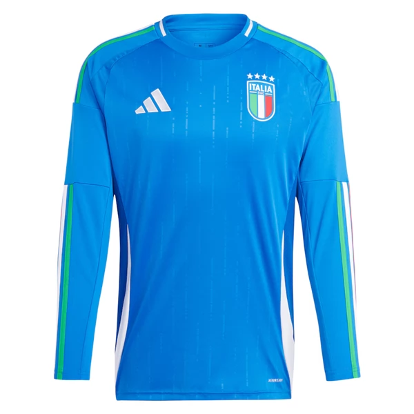 Italien Euro 2024 Heimtrikot EM 24 blau Langarm