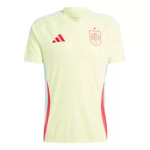 Spanien Trikot Euro 2024 Auswärtstrikot EM 24 hellgelben Kurzarm