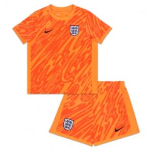 Günstige Kindertrikots Set England Trikot EM 2024 Torwart Heimtrikot Personalisierbar