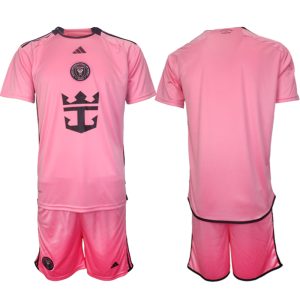 Personalisierte Inter Miami CF Heimtrikot 2024-2025 Kurzarm + Kurze Hosen