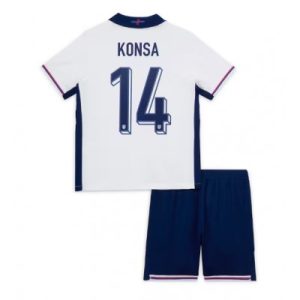 Coole Trikots für Kinder England Heimtrikot EM 2024 Ezri Konsa 14