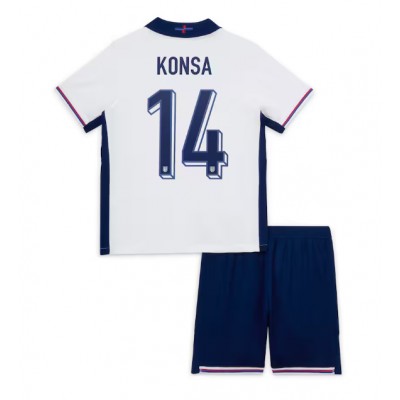 Coole Trikots für Kinder England Heimtrikot EM 2024 Ezri Konsa 14